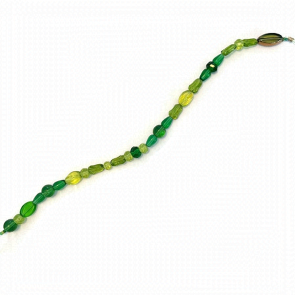 Silver Dawn Jewels Other - As Low As $2 Green Fun Mix 10" Strand Glass Beads (27)